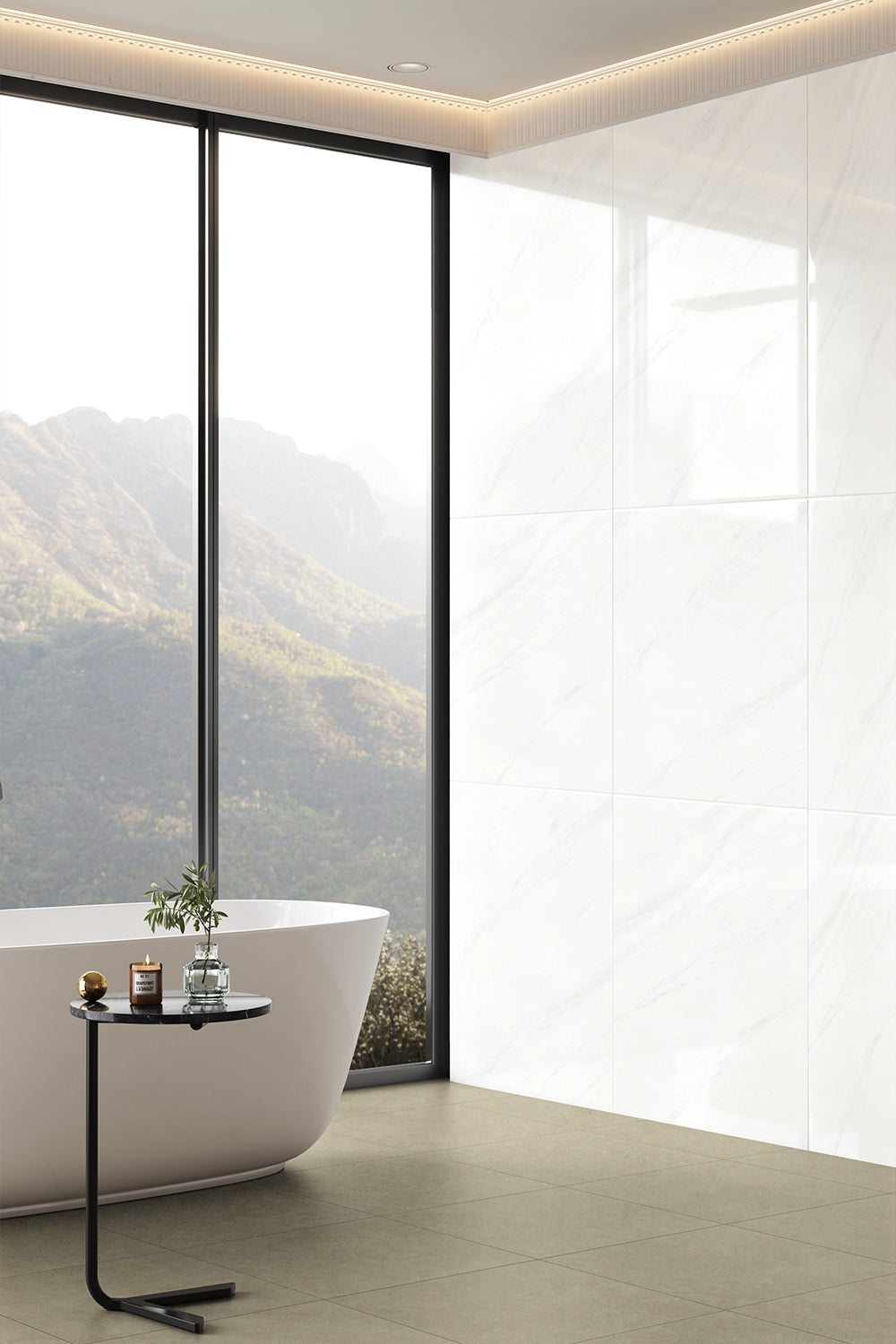 BONA Porcelain Marble Look Tile 32"×32"