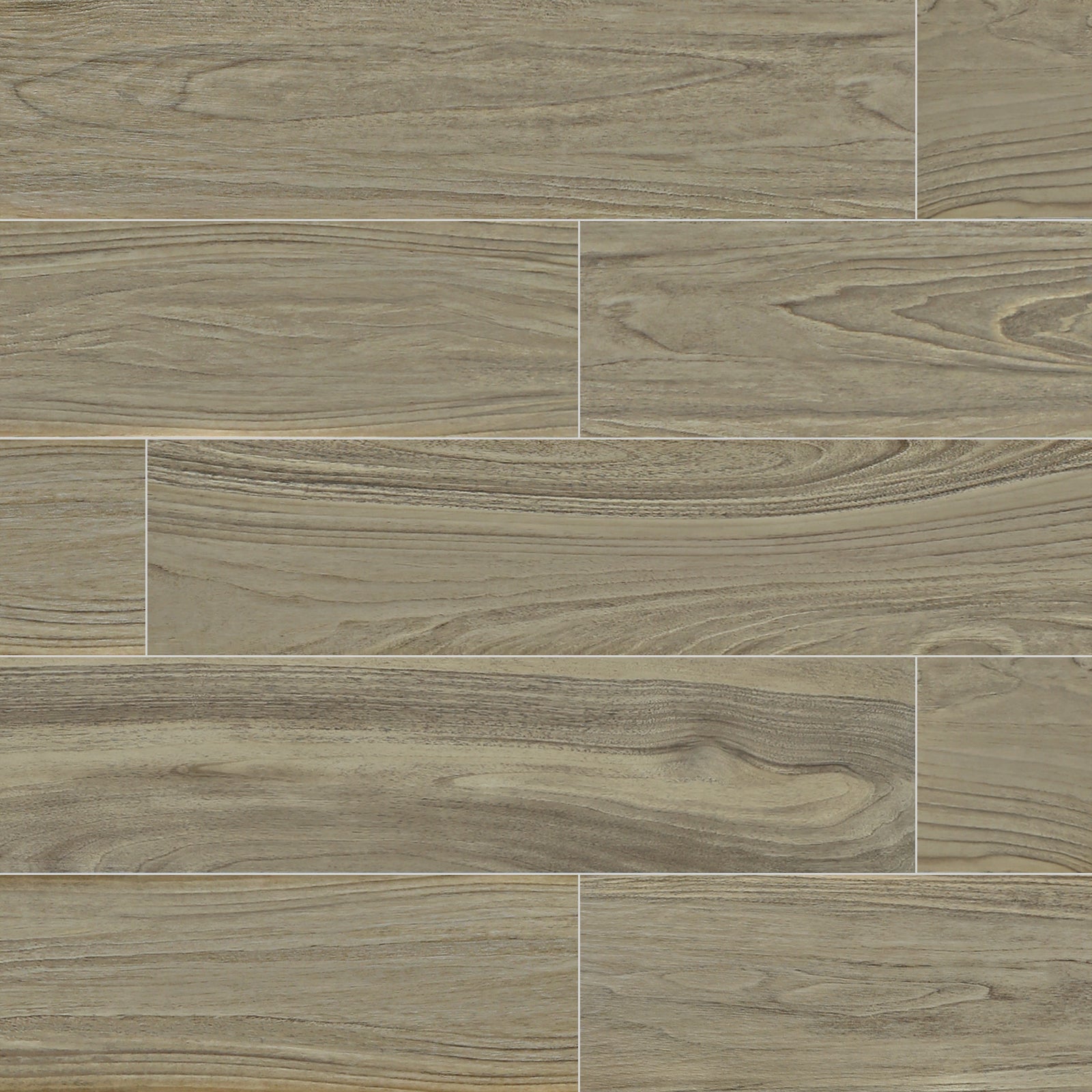 NATIONAL WOOD Porcelain Wood Look Beige Tile 8''×48''