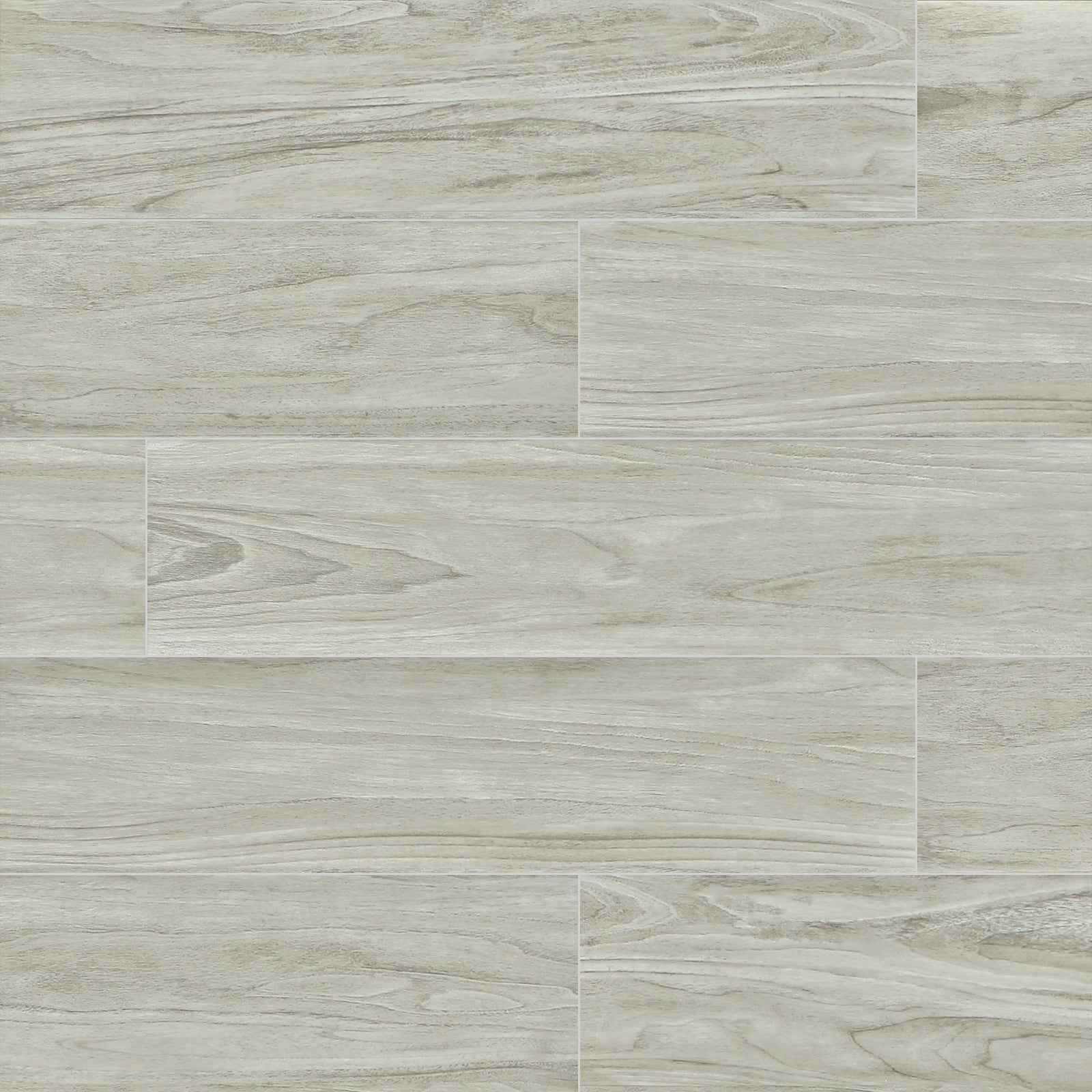 NATIONAL WOOD Porcelain Wood Look Gray Tile 8''×48''