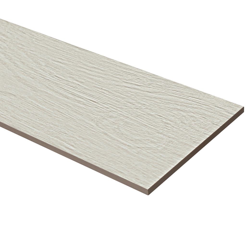 NATIONAL WOOD Porcelain Wood Look Ivory Tile 8''×48''