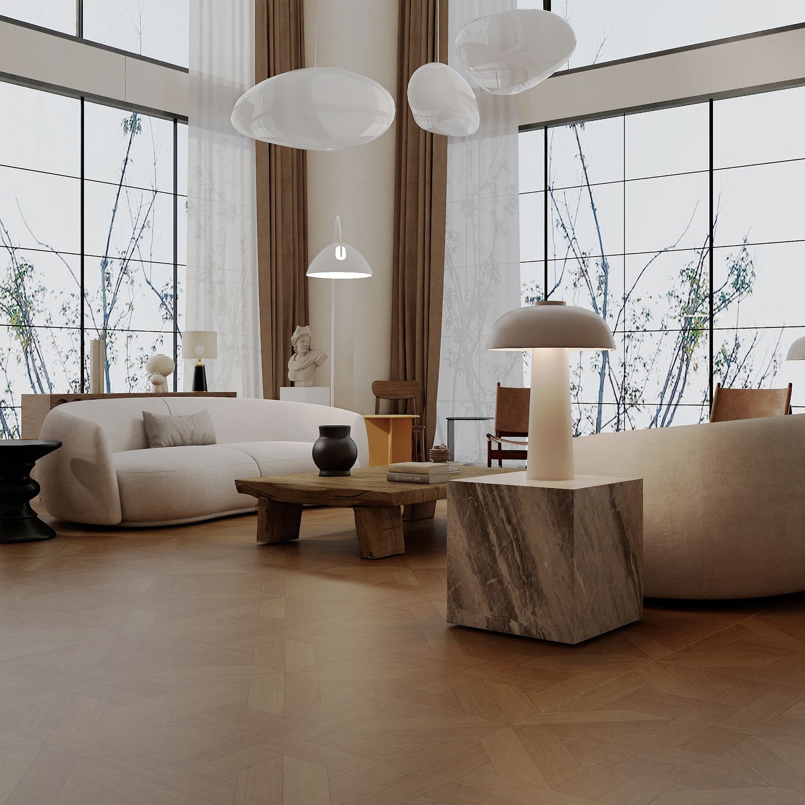 CROSS WOOD Porcelain Wood Look Tile 32''×32''