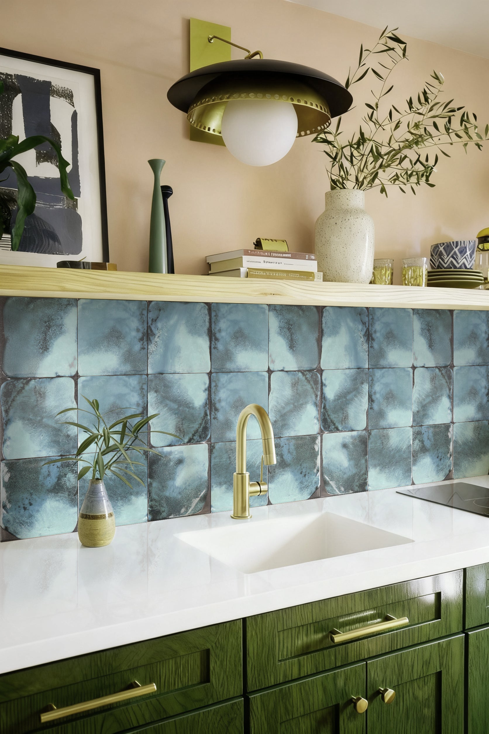 LAVA Ceramic Tile 8''x8''