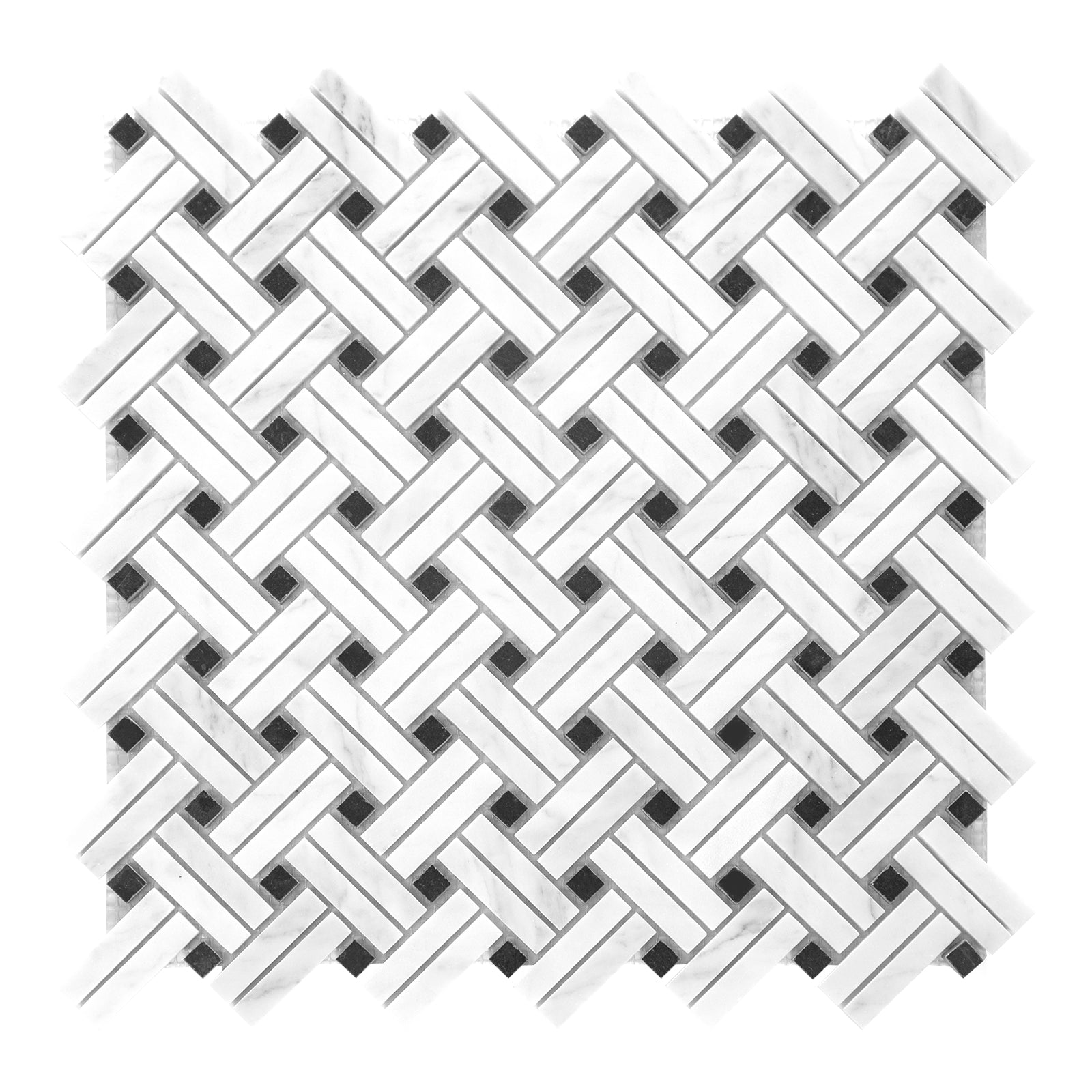 Knot Carrara White & Verde Alpi