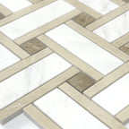 Basketweave Emperador Light & Royal Batticino