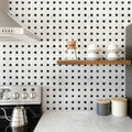Pinwheel Ariston White & Black Marquina Marble Mosaic Tile