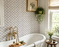 Four-Leaf Carrara White Marble Mosaic Tile
