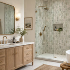 Feather Jade Green Marble Mosaic Tile
